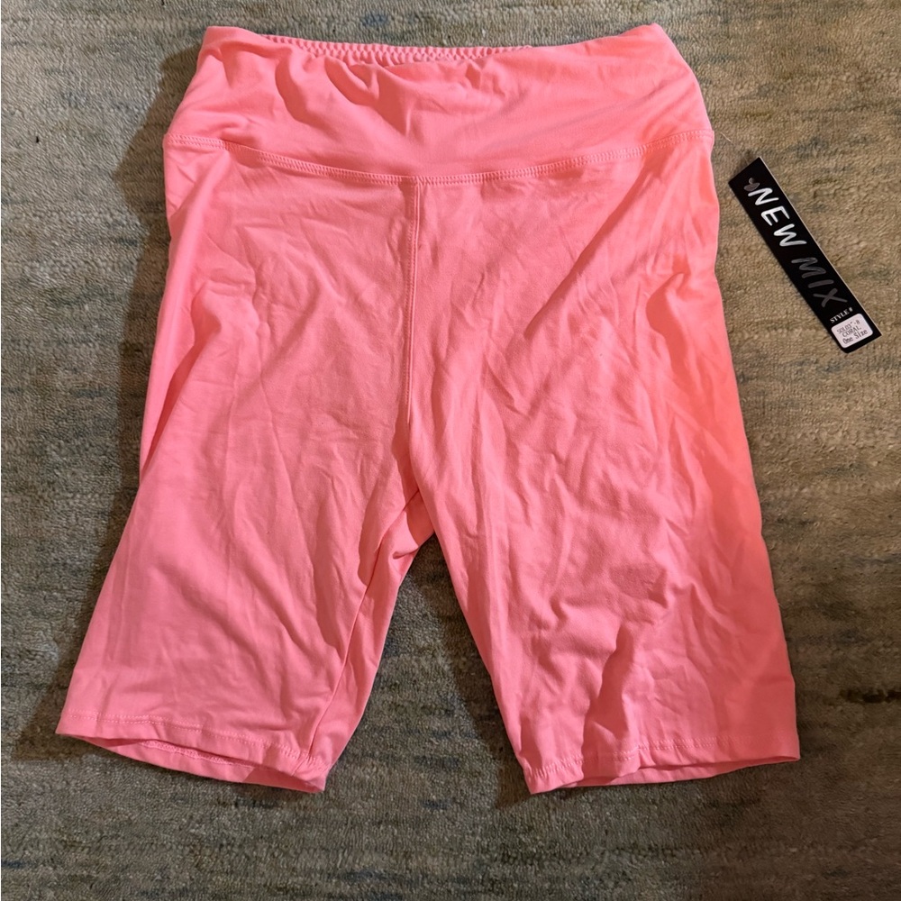 New Mix Women's Vibrant Pink Bike Shorts